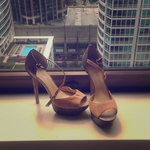 Never worn platform heels